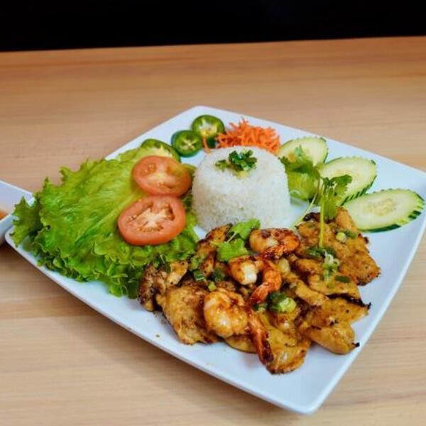 Chargrilled Chicken & Shrimp Rice