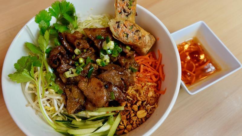 Chargrilled Pork & Eggroll